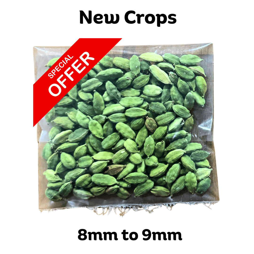 8mm to 9 mm Green Cardamom