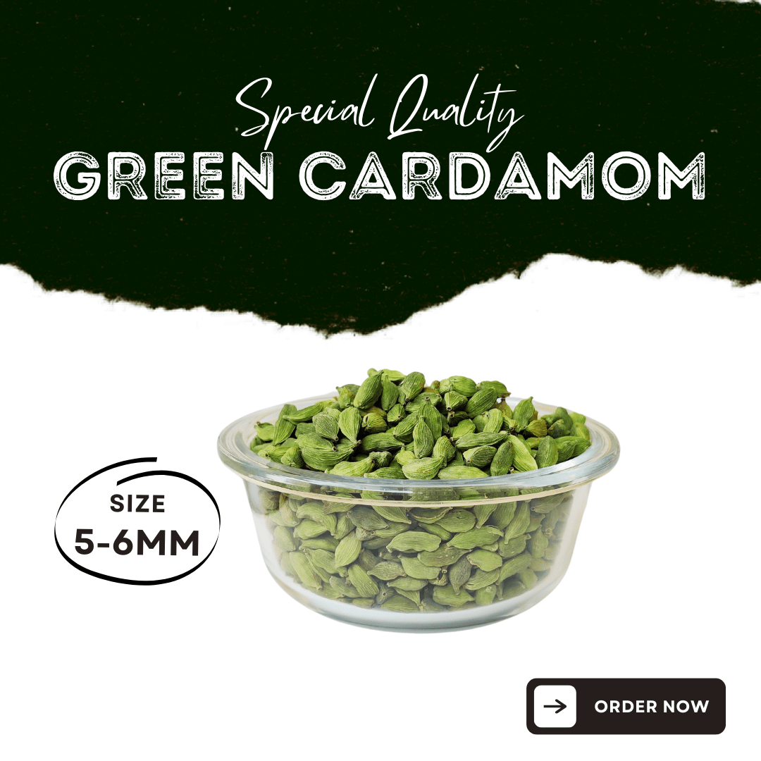 5-6mm or PAN Green Cardamom